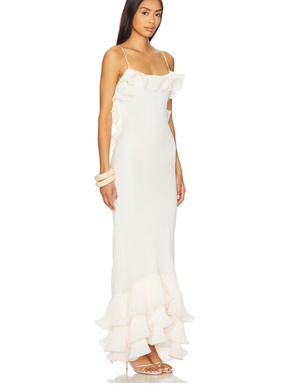 Delina dress in cream